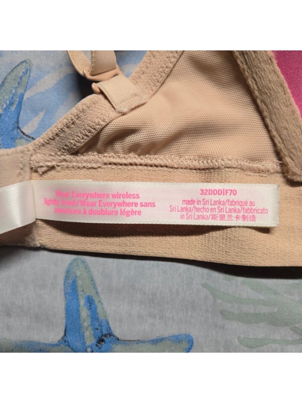 Victoria's Secret PINK Wear Everywhere Wireless Lightly Lined Bra Sz 32DDD - Picture 6 of 11